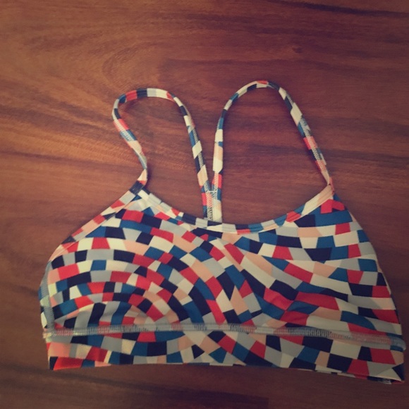 lululemon athletica Other - Lululemon sport bra / size 4 colorful